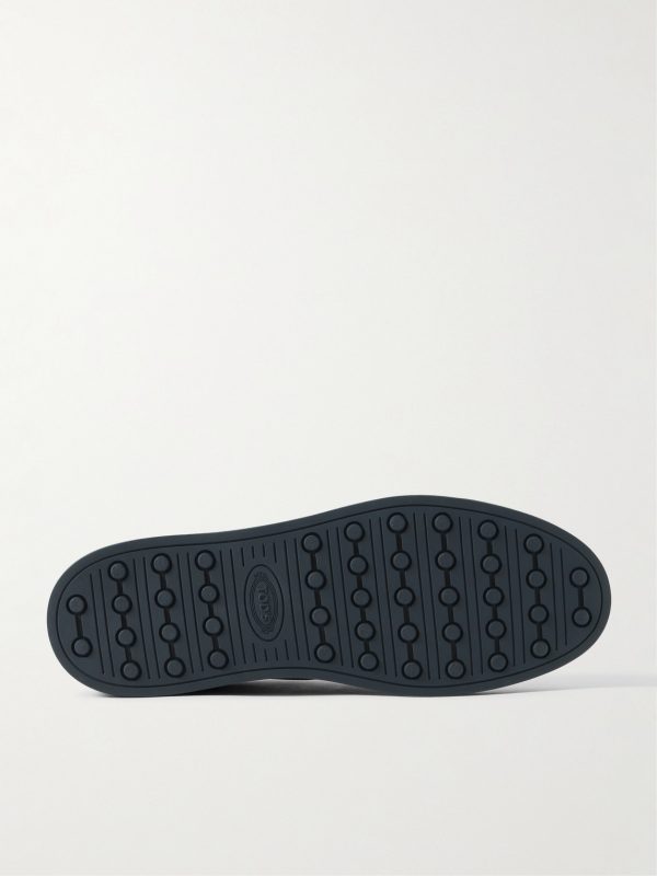 Paneled Rubber-Trimmed Suede Sneakers - E1 Paneled Rubber-Trimmed Suede Sneakers - E1