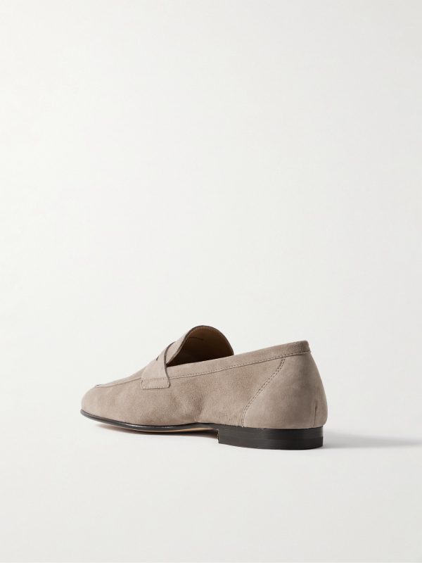 Suede Penny Loafers - BK Suede Penny Loafers - BK