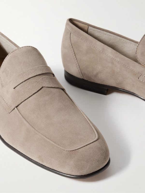 Suede Penny Loafers - CU Suede Penny Loafers - CU