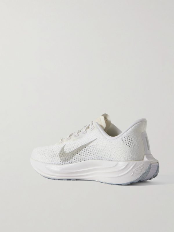 Pegasus Plus Canvas-Trimmed Flyknit Sneakers - BK