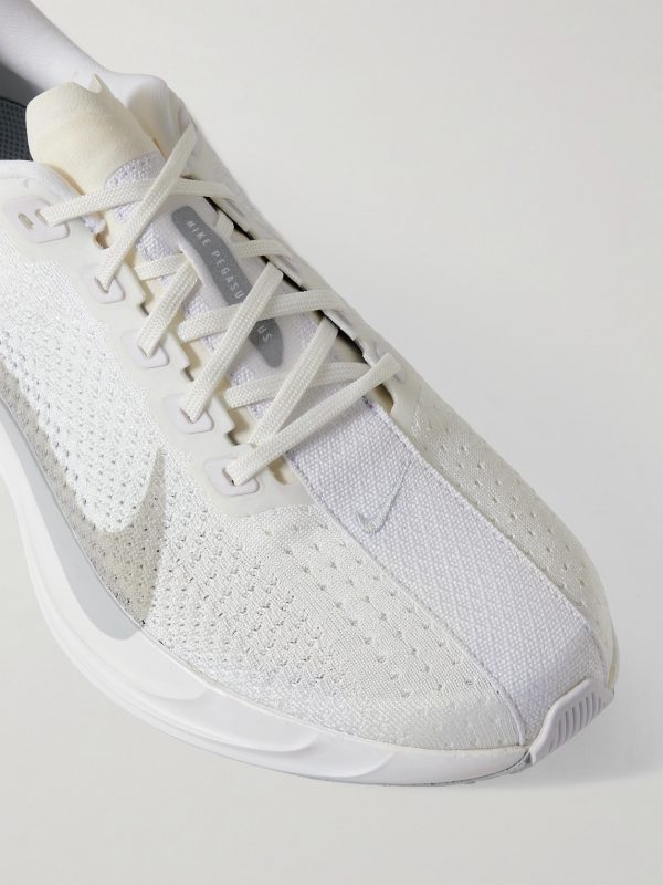 Pegasus Plus Canvas-Trimmed Flyknit Sneakers - CU