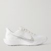 Pegasus Plus Canvas-Trimmed Flyknit Sneakers