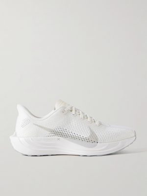Pegasus Plus Canvas-Trimmed Flyknit Sneakers Pegasus Plus Canvas-Trimmed Flyknit Sneakers