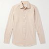 Brushed Virgin Wool-Twill Shirt