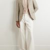 Brushed Virgin Wool-Twill Shirt - OU