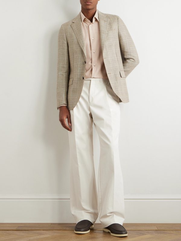 Brushed Virgin Wool-Twill Shirt - OU