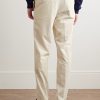 Slim-Fit Cotton-Blend Corduroy Trousers - BK Slim-Fit Cotton-Blend Corduroy Trousers - BK
