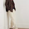 Slim-Fit Cotton-Blend Corduroy Trousers - OU Slim-Fit Cotton-Blend Corduroy Trousers - OU