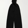 Ribbed Cashmere Scarf