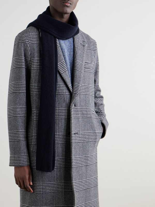 Ribbed Cashmere Scarf - OU