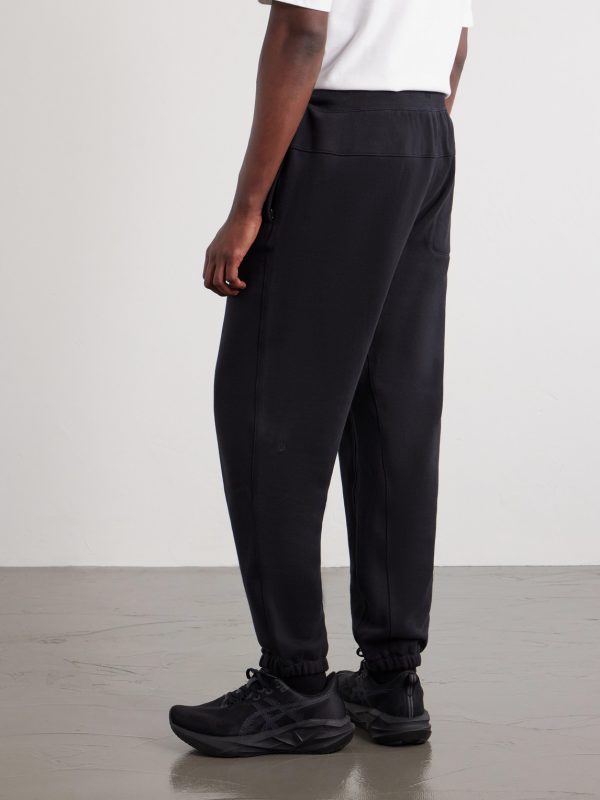Steady State Slim-Fit Tapered Cotton-Blend Jersey Sweatpants - BK Steady State Slim-Fit Tapered Cotton-Blend Jersey Sweatpants - BK