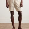 Felipe Straight-Leg Linen and Cotton-Blend Drawstring Shorts - FR Felipe Straight-Leg Linen and Cotton-Blend Drawstring Shorts - FR