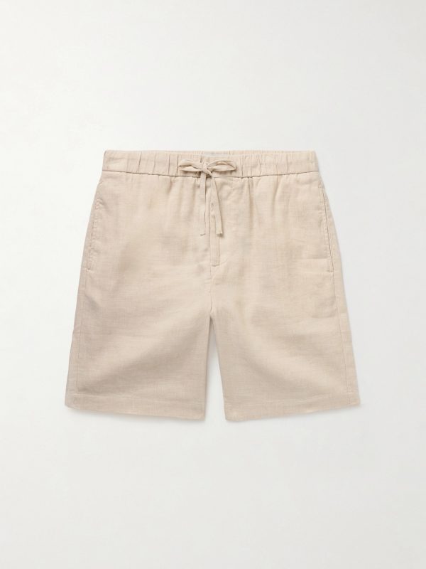 Felipe Straight-Leg Linen and Cotton-Blend Drawstring Shorts Felipe Straight-Leg Linen and Cotton-Blend Drawstring Shorts