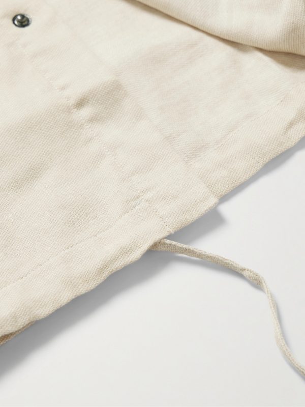 Diego Linen and Cotton-Blend Coach Jacket - E1 Diego Linen and Cotton-Blend Coach Jacket - E1