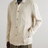 Diego Linen and Cotton-Blend Coach Jacket - FR Diego Linen and Cotton-Blend Coach Jacket - FR