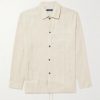 Diego Linen and Cotton-Blend Coach Jacket Diego Linen and Cotton-Blend Coach Jacket