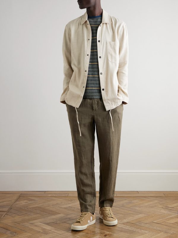 Diego Linen and Cotton-Blend Coach Jacket - OU Diego Linen and Cotton-Blend Coach Jacket - OU
