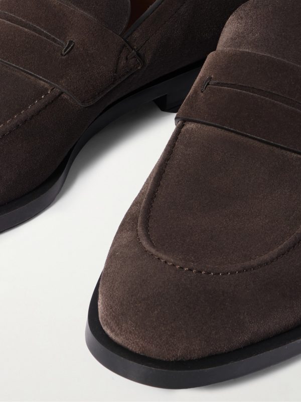 New Classic Suede Penny Loafers - CU