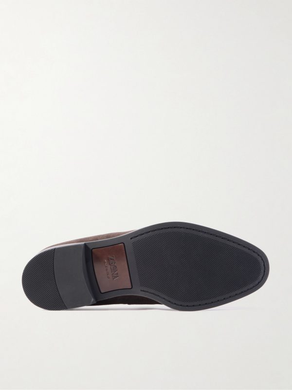 New Classic Suede Penny Loafers - E1