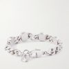 Silver-Tone Chain Bracelet - BK Silver-Tone Chain Bracelet - BK