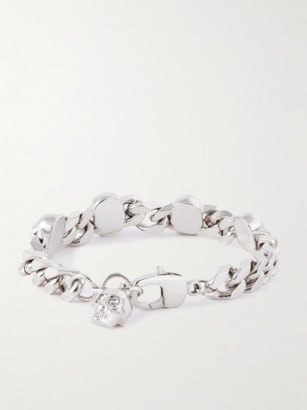 Silver-Tone Chain Bracelet - BK Silver-Tone Chain Bracelet - BK