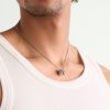 Skull Silver-Tone Pendant Necklace - FR Skull Silver-Tone Pendant Necklace - FR