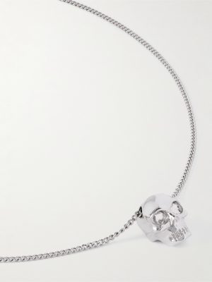 Skull Silver-Tone Pendant Necklace Skull Silver-Tone Pendant Necklace
