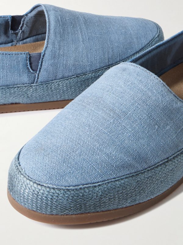Garment-Dyed Canvas Espadrilles - CU