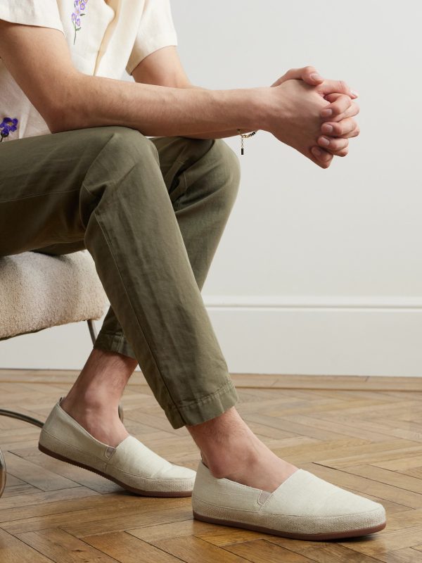 Garment-Dyed Canvas Espadrilles - OU Garment-Dyed Canvas Espadrilles - OU