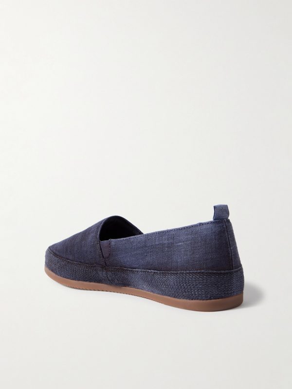 Garment-Dyed Canvas Espadrilles - BK Garment-Dyed Canvas Espadrilles - BK