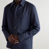 Recycled Woven Shirt Jacket - FR