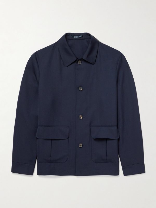 Recycled Woven Shirt Jacket