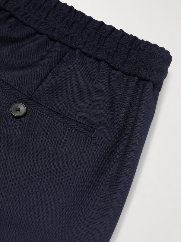Phillip Straight-Leg Twill Drawstring Suit Trousers - CU Phillip Straight-Leg Twill Drawstring Suit Trousers - CU