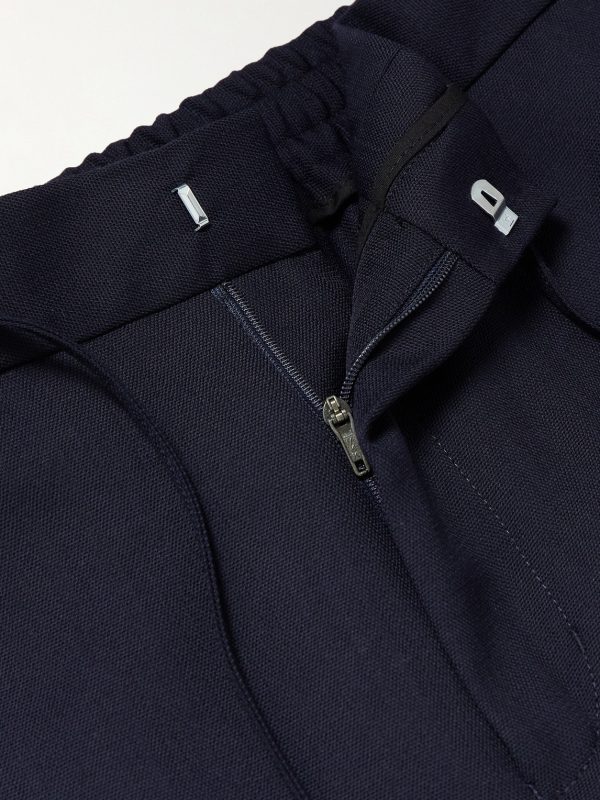 Phillip Straight-Leg Twill Drawstring Suit Trousers - E1 Phillip Straight-Leg Twill Drawstring Suit Trousers - E1