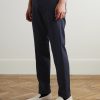 Phillip Straight-Leg Twill Drawstring Suit Trousers - FR Phillip Straight-Leg Twill Drawstring Suit Trousers - FR