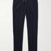 Phillip Straight-Leg Twill Drawstring Suit Trousers Phillip Straight-Leg Twill Drawstring Suit Trousers