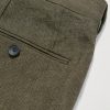 Straight-Leg Puppytooth Linen Suit Trousers - CU Straight-Leg Puppytooth Linen Suit Trousers - CU