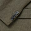 Double-Breasted Puppytooth Linen Suit Jacket - CU