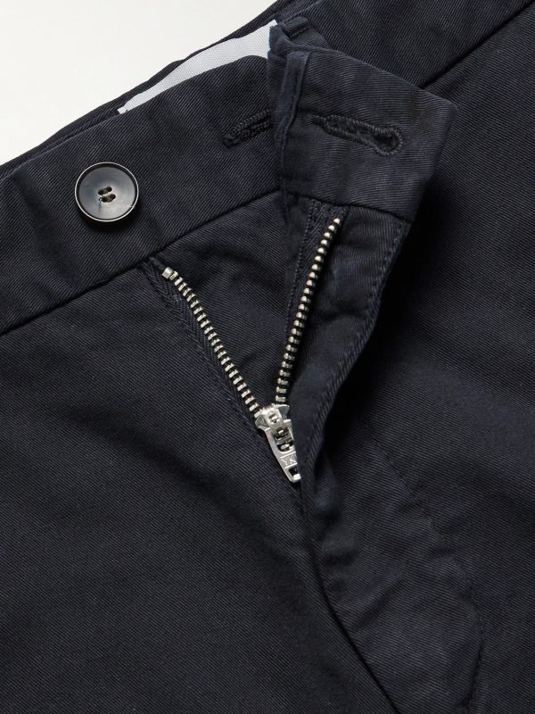 Slim-Fit Cotton-Twill Chinos - E1