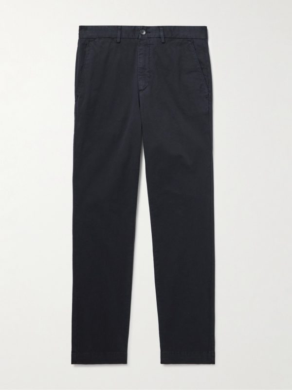 Slim-Fit Cotton-Twill Chinos