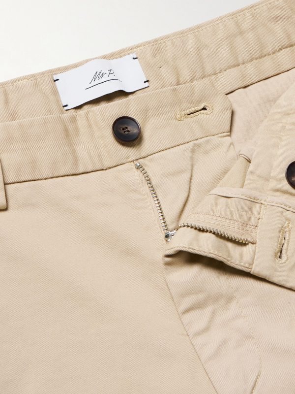Slim-Fit Cotton-Twill Chinos - E1