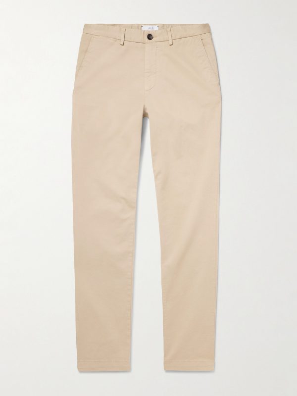 Slim-Fit Cotton-Twill Chinos
