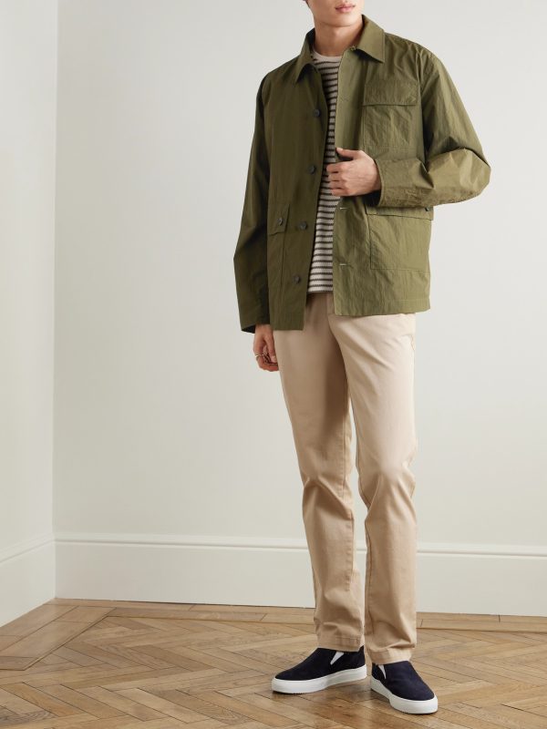 Slim-Fit Cotton-Twill Chinos - OU