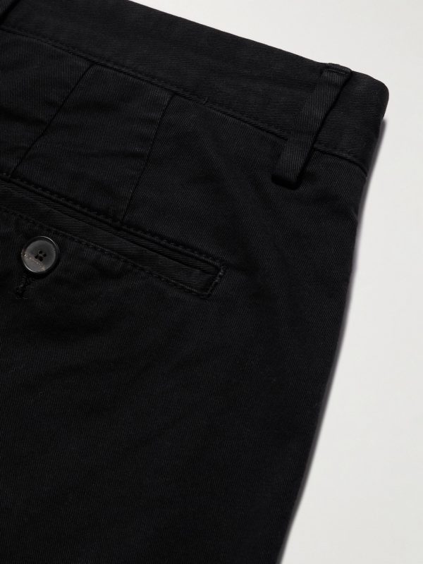 Straight-Leg Garment-Dyed Cotton-Blend Twill Bermuda Shorts - CU Straight-Leg Garment-Dyed Cotton-Blend Twill Bermuda Shorts - CU