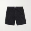 Straight-Leg Garment-Dyed Cotton-Blend Twill Bermuda Shorts Straight-Leg Garment-Dyed Cotton-Blend Twill Bermuda Shorts
