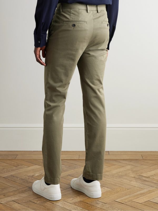 Slim-Fit Cotton-Twill Chinos - BK
