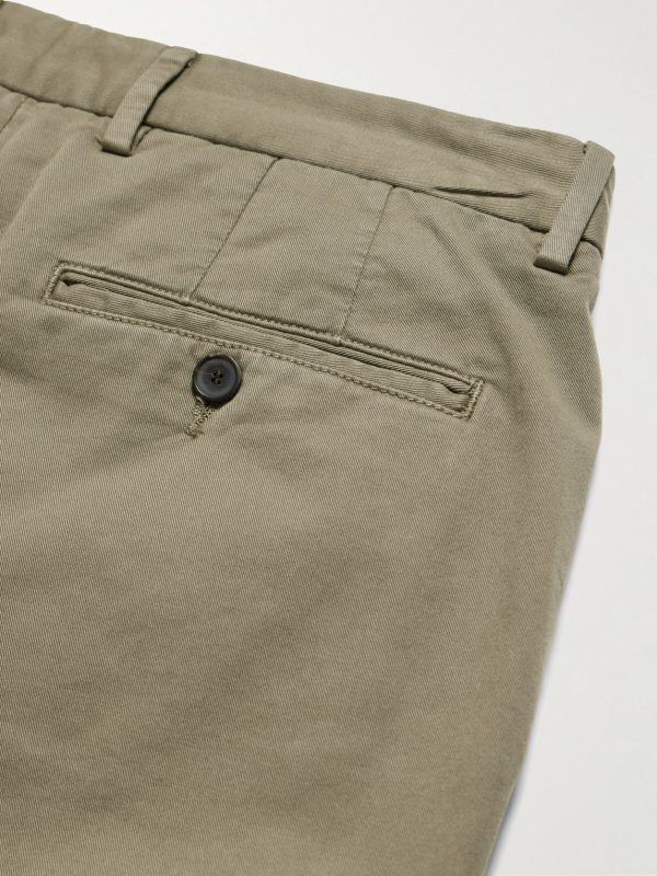 Slim-Fit Cotton-Twill Chinos - CU