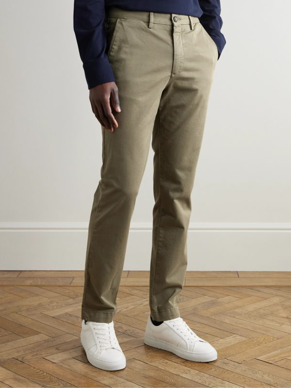 Slim-Fit Cotton-Twill Chinos - FR
