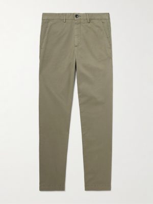 Slim-Fit Cotton-Twill Chinos