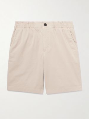 Straight-Leg Garment-Dyed Organic Cotton-Blend Twill Shorts Straight-Leg Garment-Dyed Organic Cotton-Blend Twill Shorts